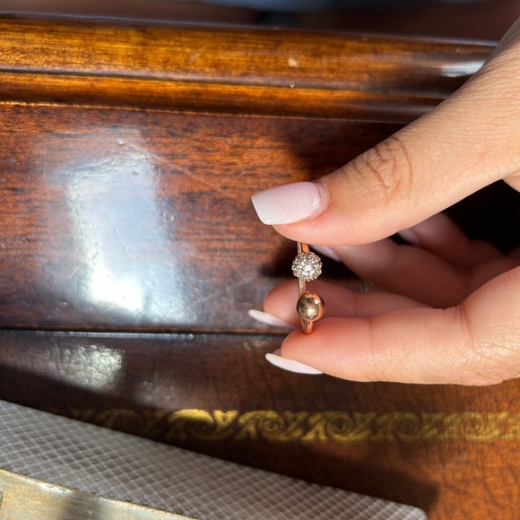 Pandora Gold and Silver Minimalist Ring - Picture 2 of 2